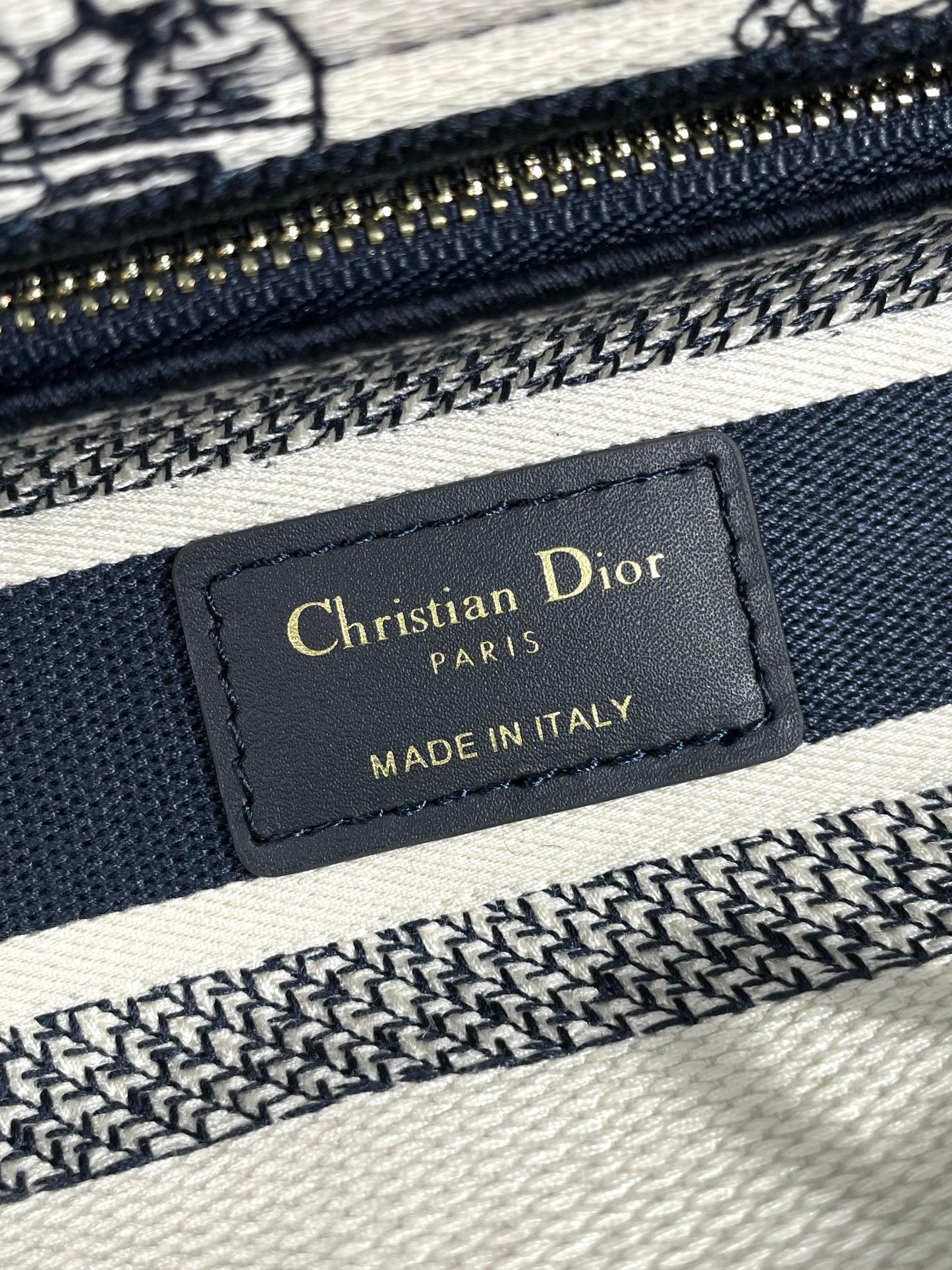Dior Vintage Toile Print Canvas Top Handle Bag with Shoulder Strap