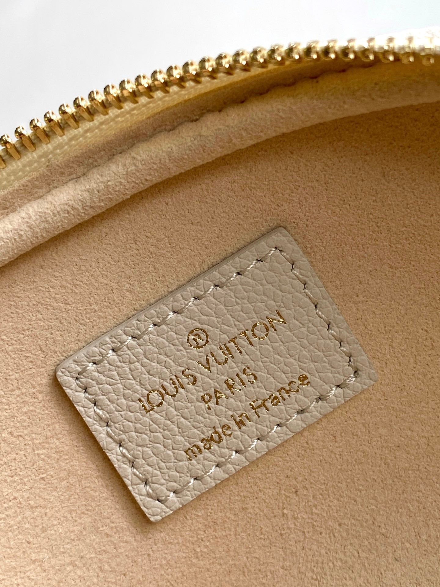 Louis Vuitton Monogram Empreinte Bumbag - Cream Leather Crossbody Bag