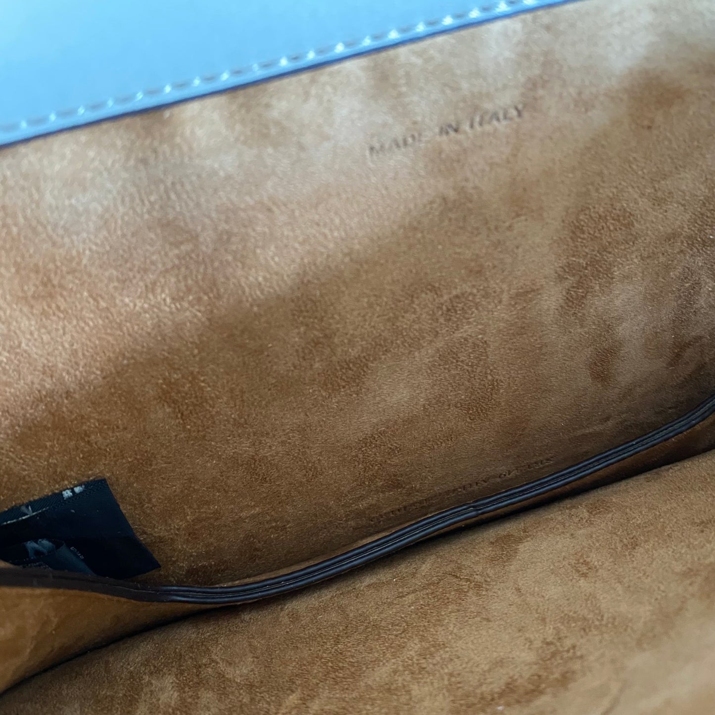 Fendi Touch Leather Shoulder Bag in Dove Grey