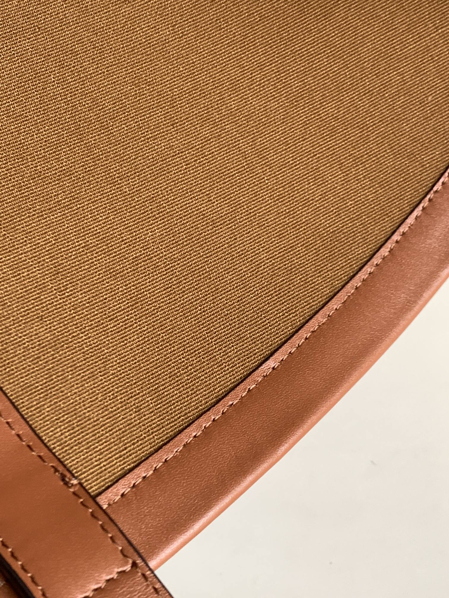 Celine Triomphe Canvas Large Cabas Tote Bag - Tan/Brown