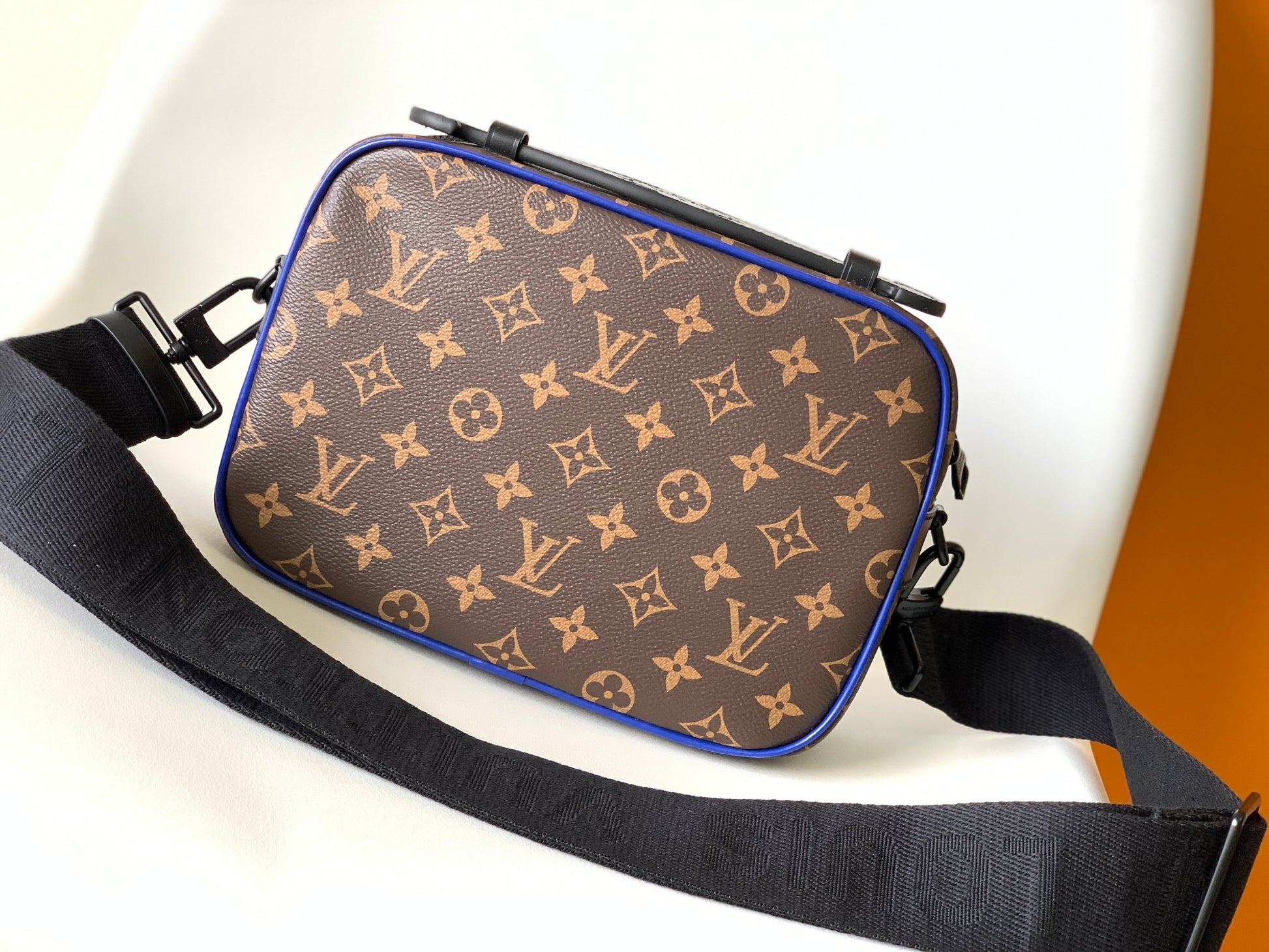 Louis Vuitton S-Lock Messenger Bag Monogram Canvas - Brown/Blue