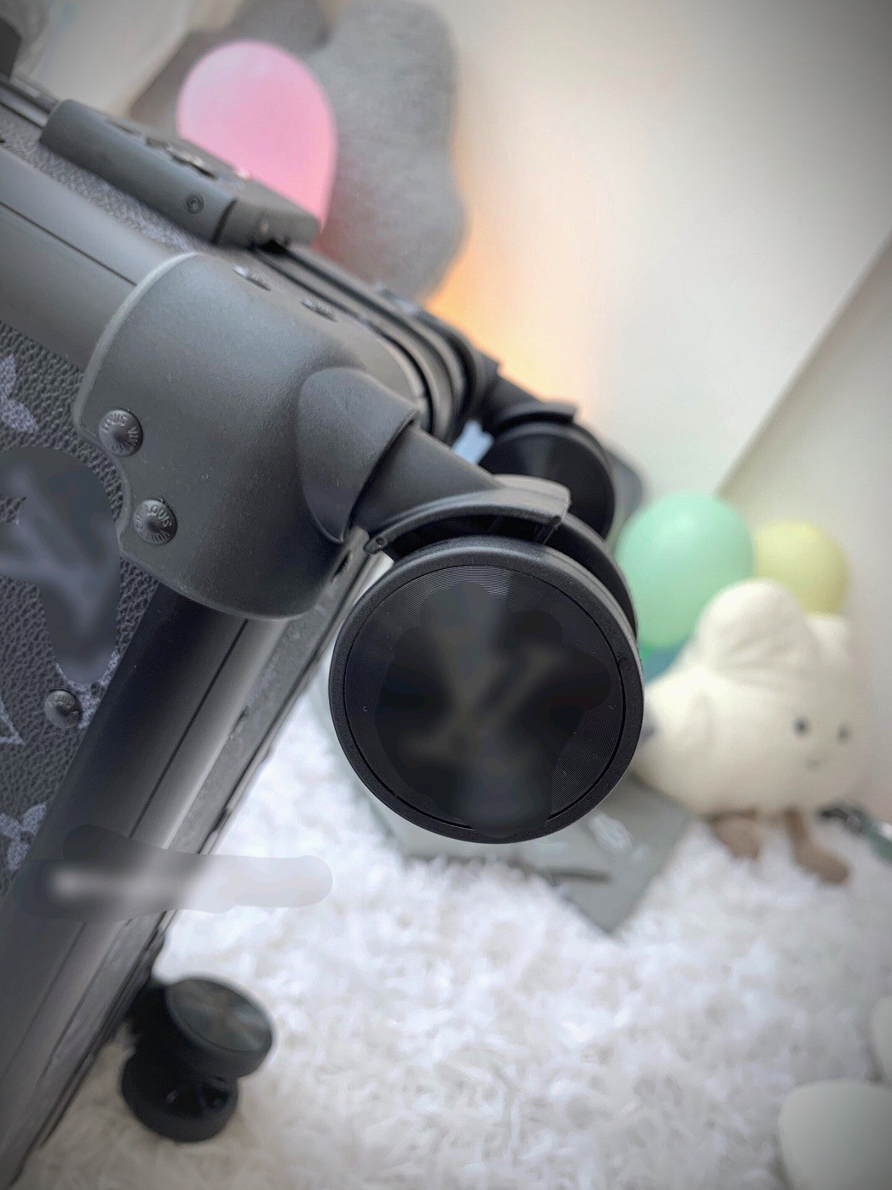 Multicolor Monogram Hard Shell Spinner Suitcase Carry-On Travel Bag