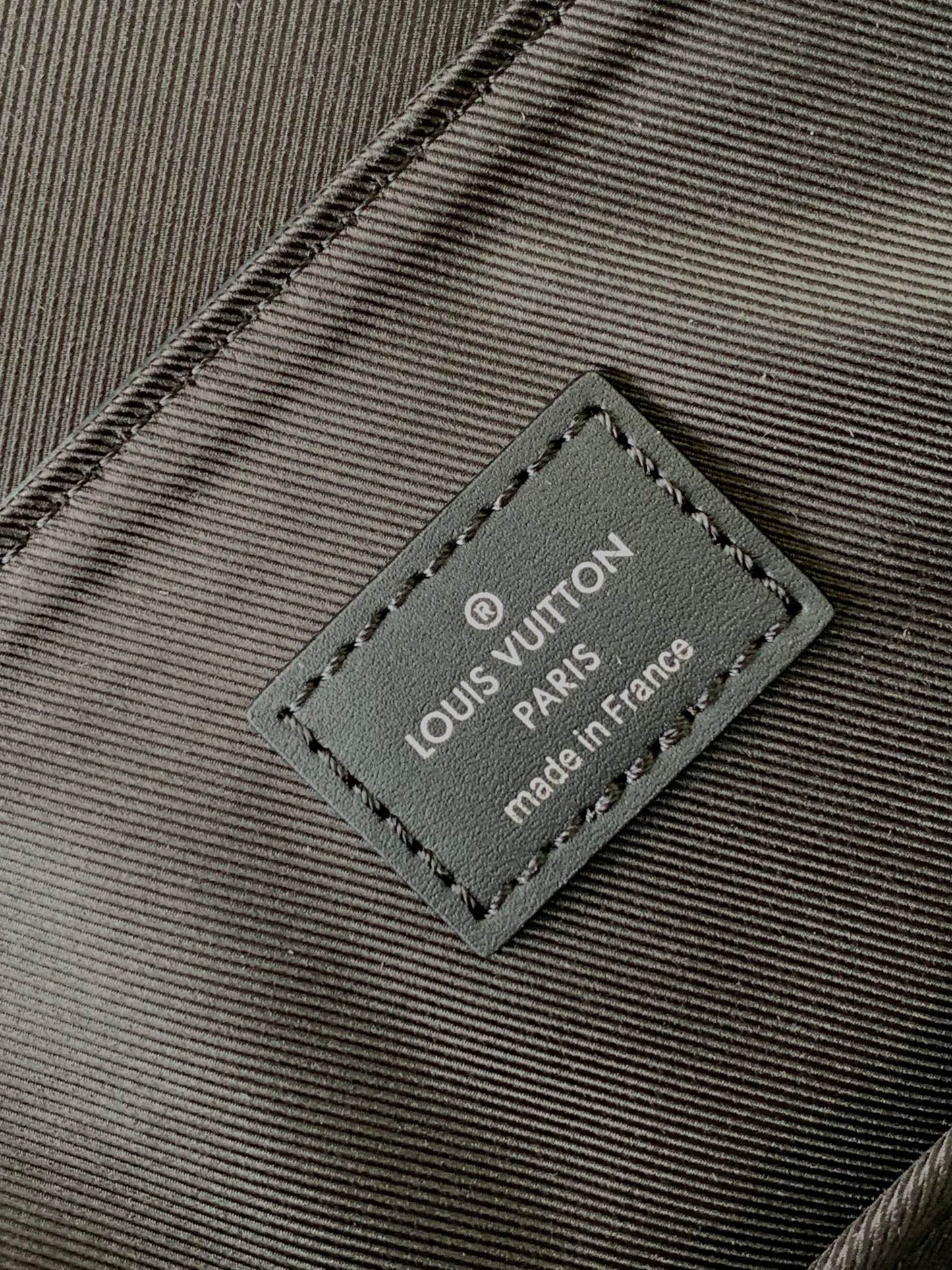Louis Vuitton Luxury Dark Grey Monogram Printed Utility Leather Backpack