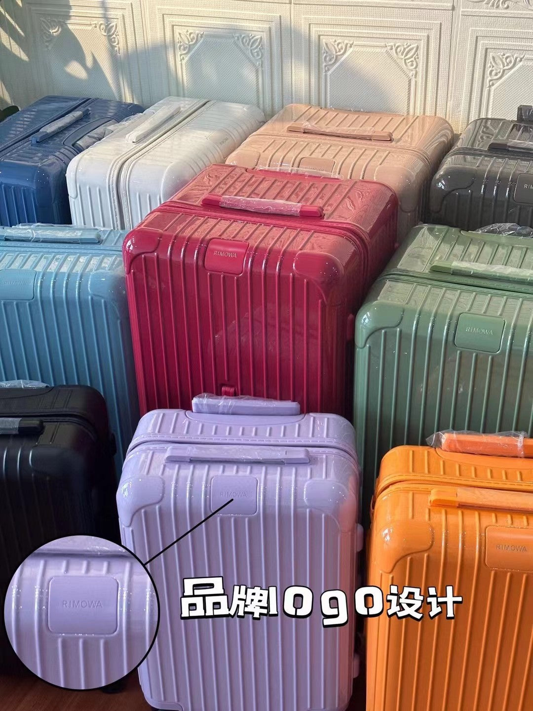 Colorful Hardshell Spinner Luggage Trunk Travel Suitcase