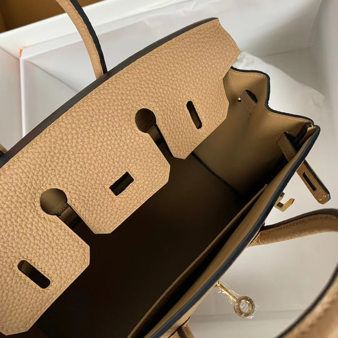 Hermès Birkin 25 Togo Leather Gold Hardware - Trench