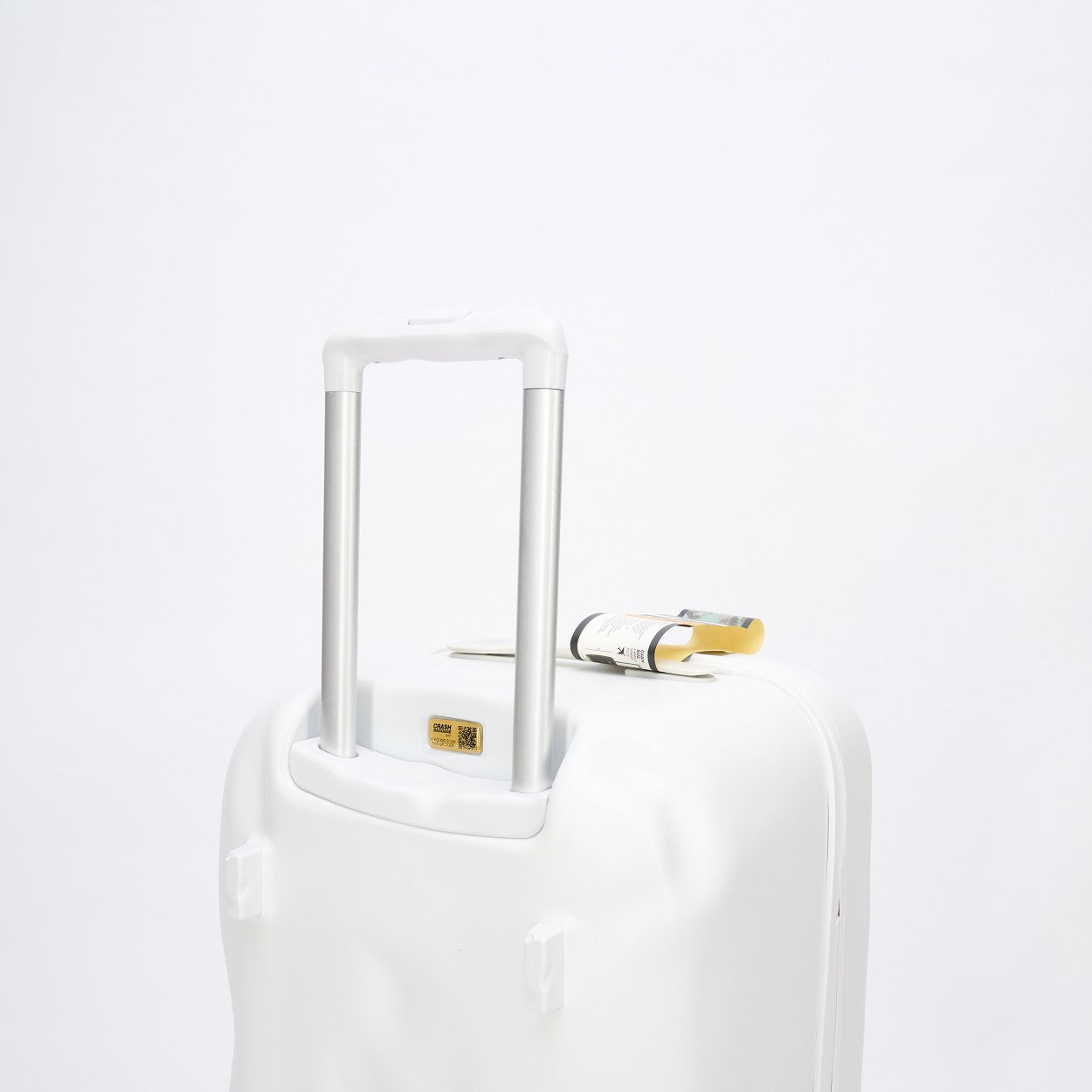 Minimalist White Elastic Suitcase Protective Cover for Travel