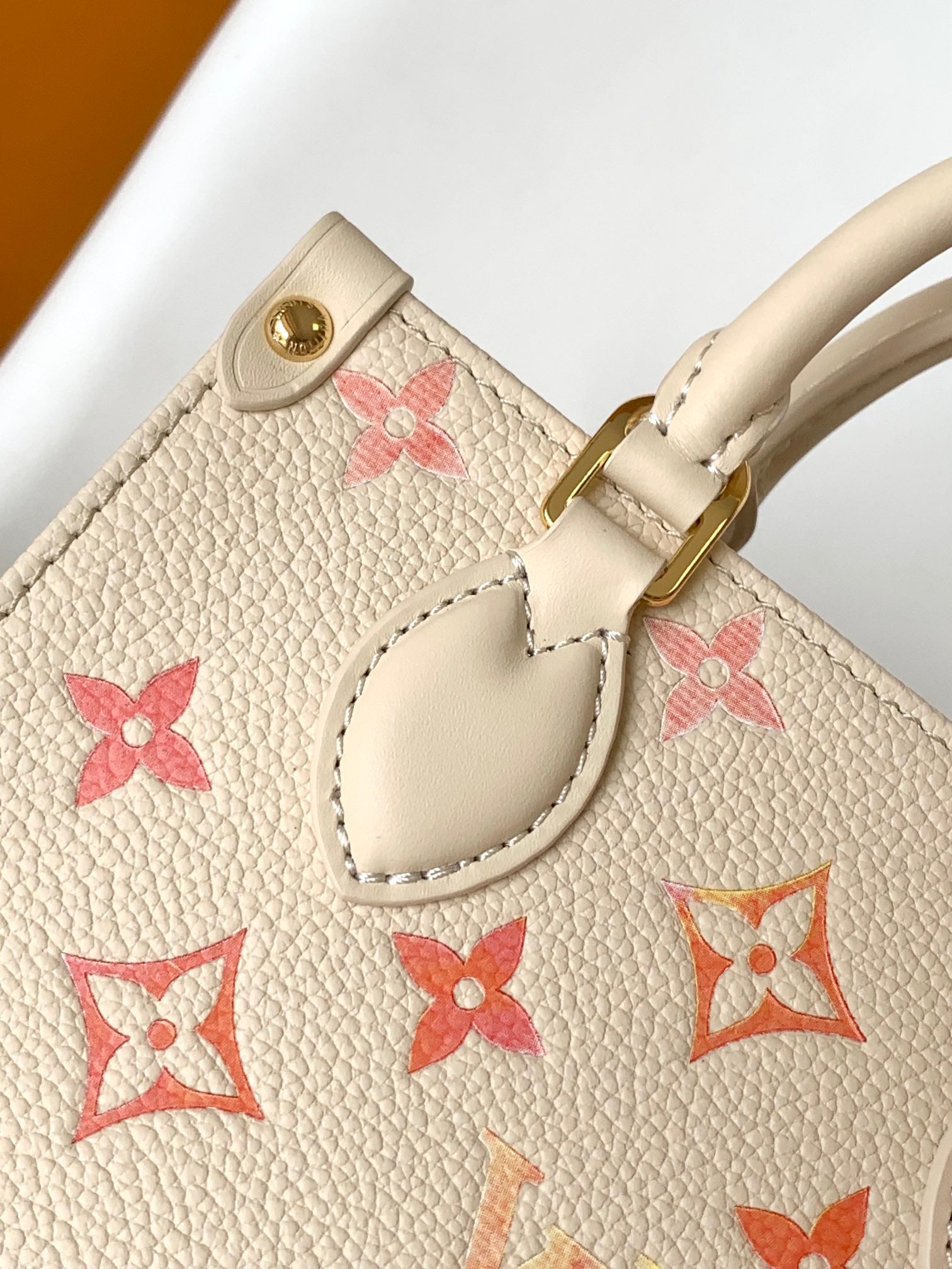 Louis Vuitton Pastel Gradient Monogram Embossed Leather Mini Tote Bag