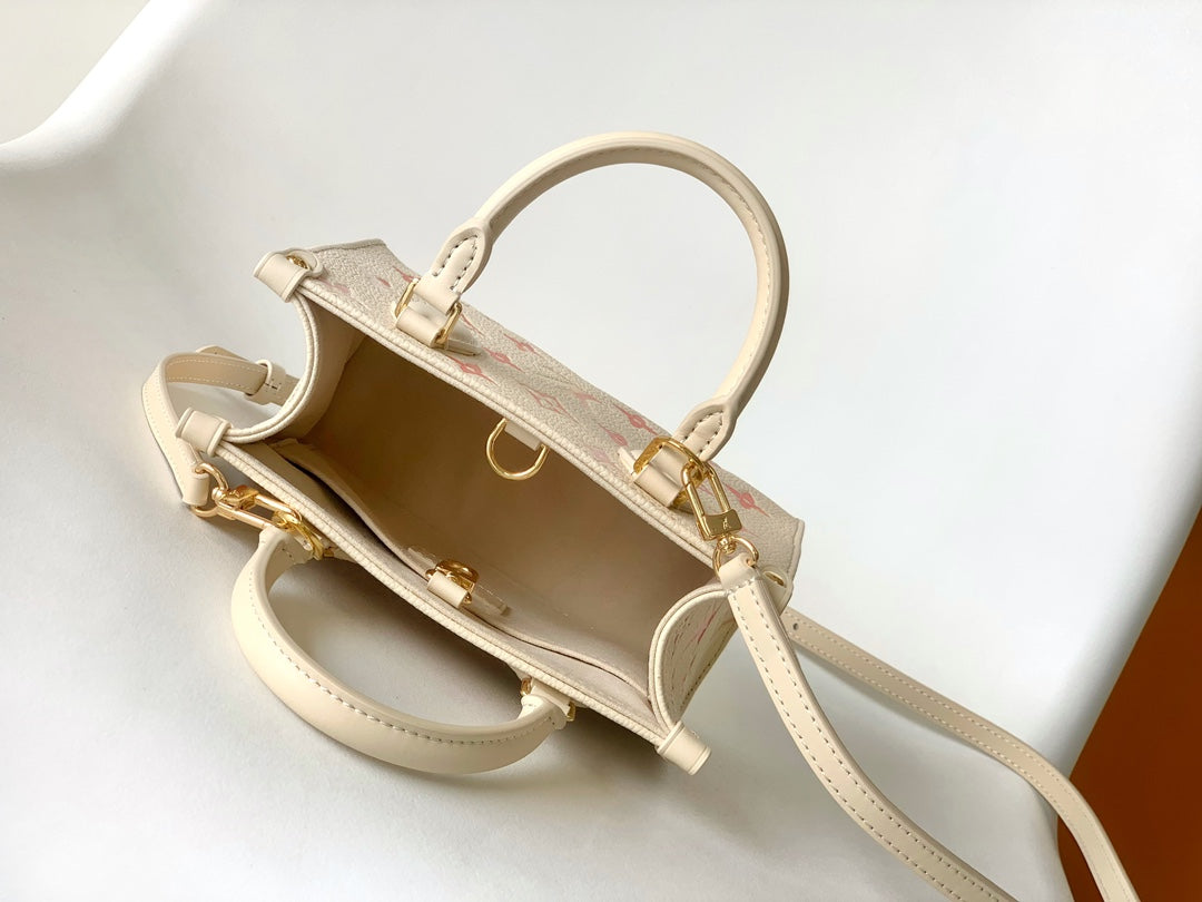 Louis Vuitton Pastel Gradient Monogram Embossed Leather Mini Tote Bag