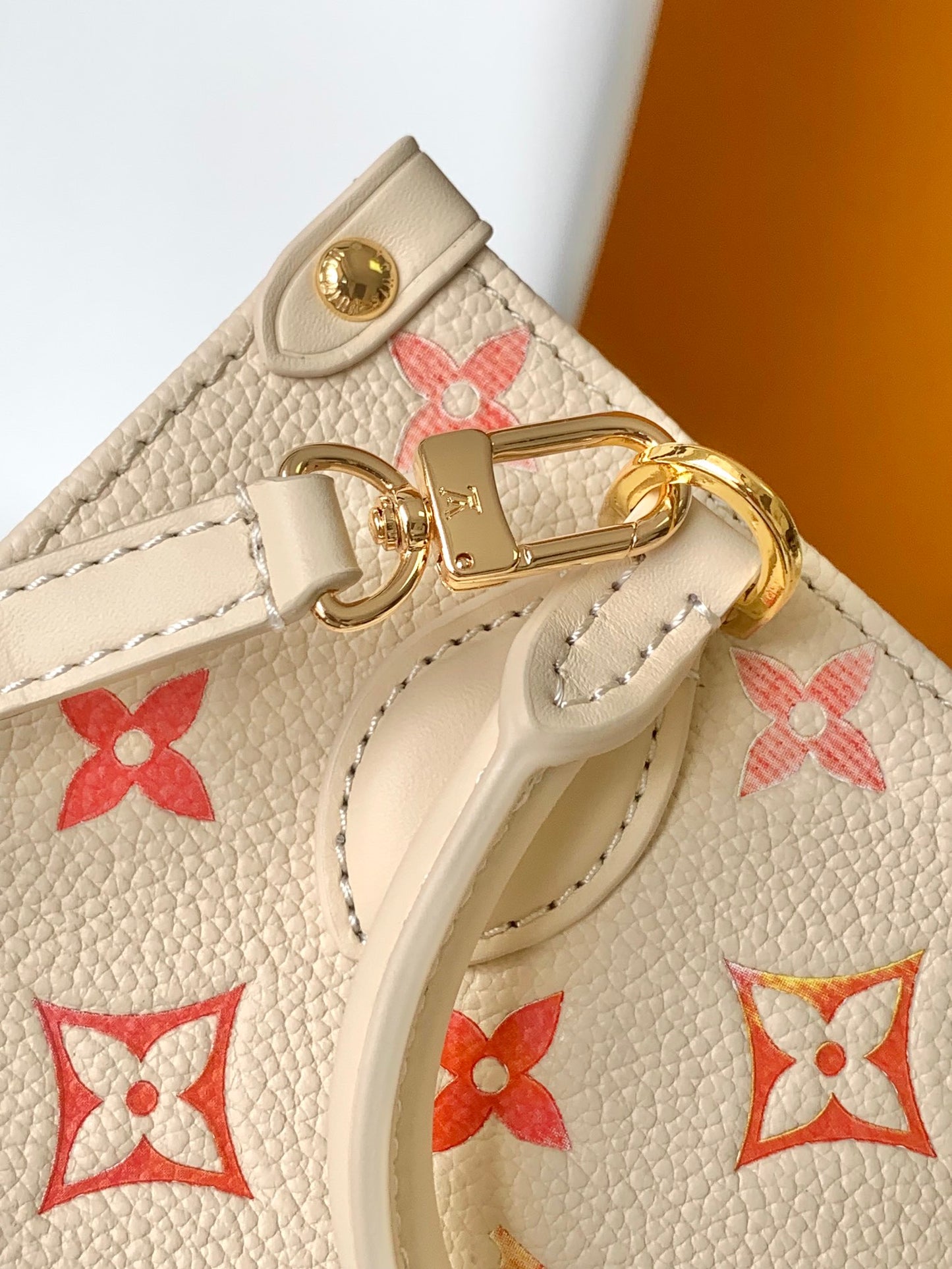 Louis Vuitton Pastel Gradient Monogram Embossed Leather Mini Tote Bag
