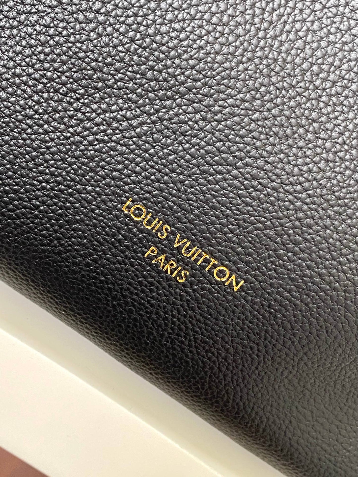 Louis Vuitton Minimalist Black Leather Slouchy Hobo Shoulder Bag