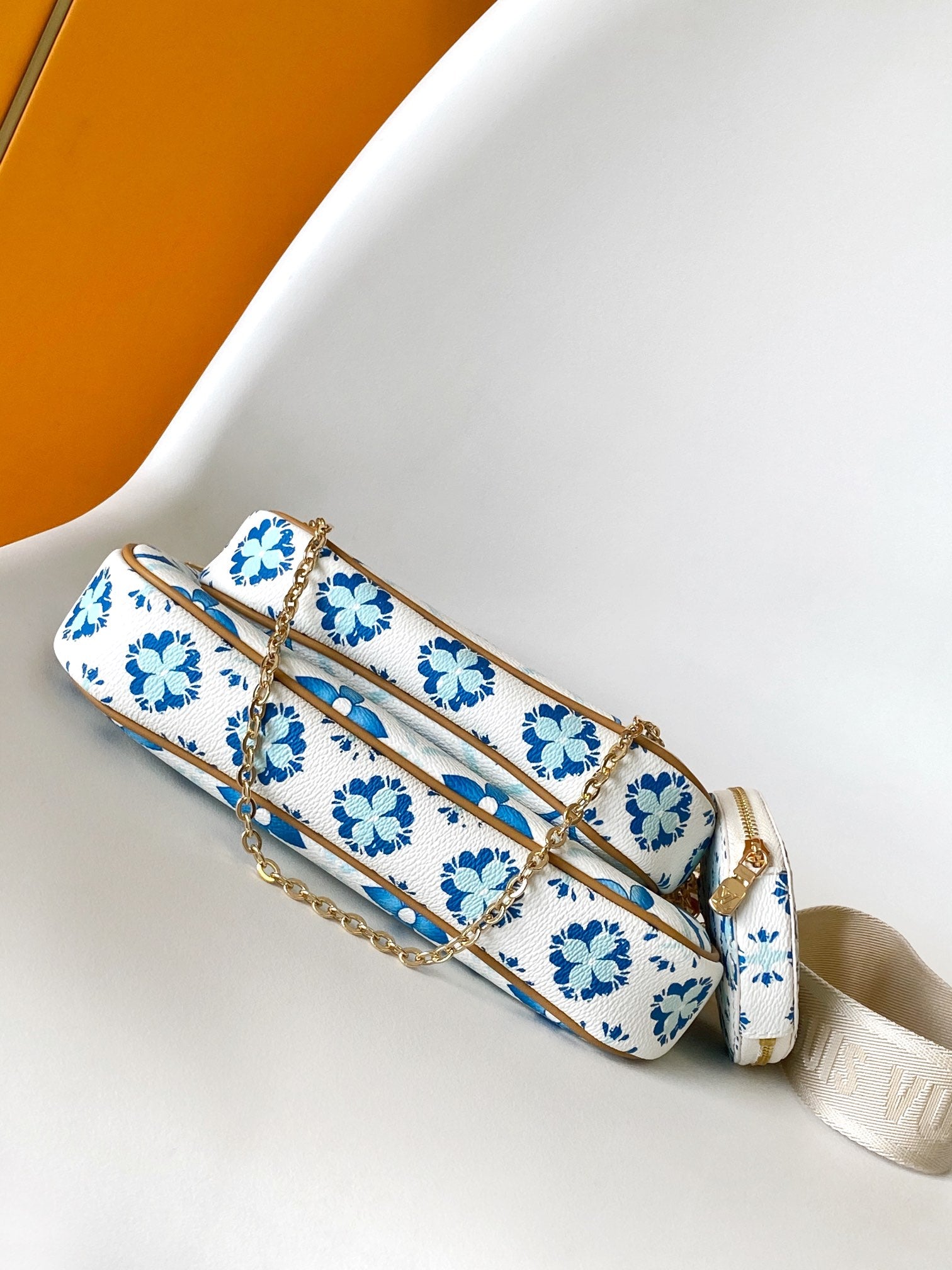 Louis Vuitton By The Pool Multi Pochette Accessoires - Blue Watercolor Monogram Canvas Bag