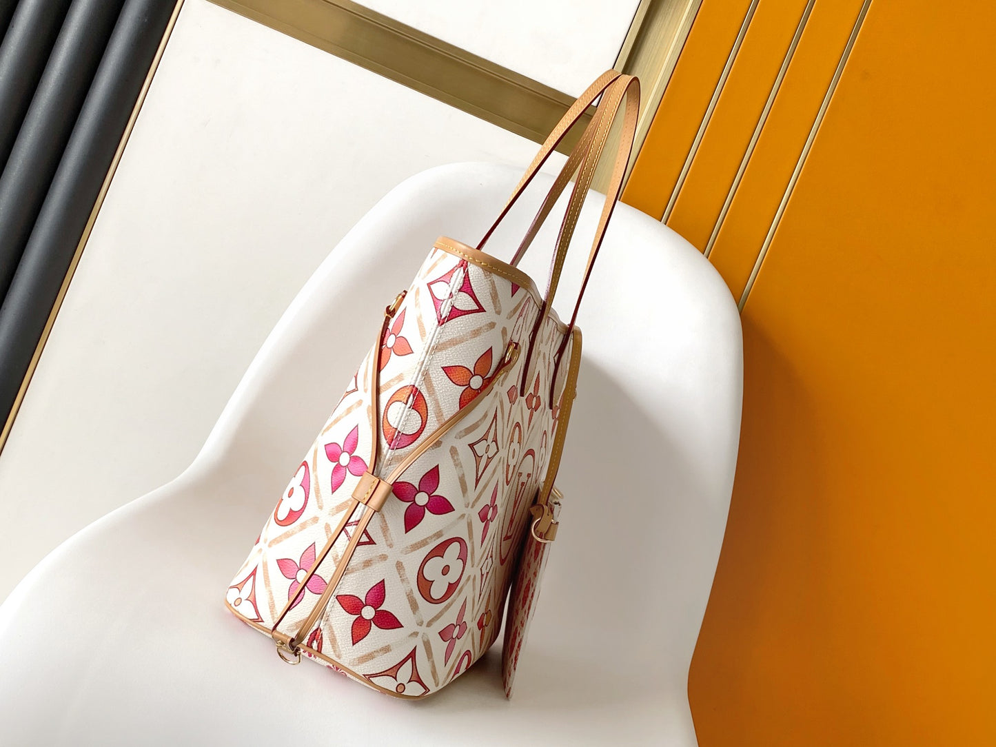 Louis Vuitton Neverfull MM Monogram Giant Kaleido By The Pool Tote Bag