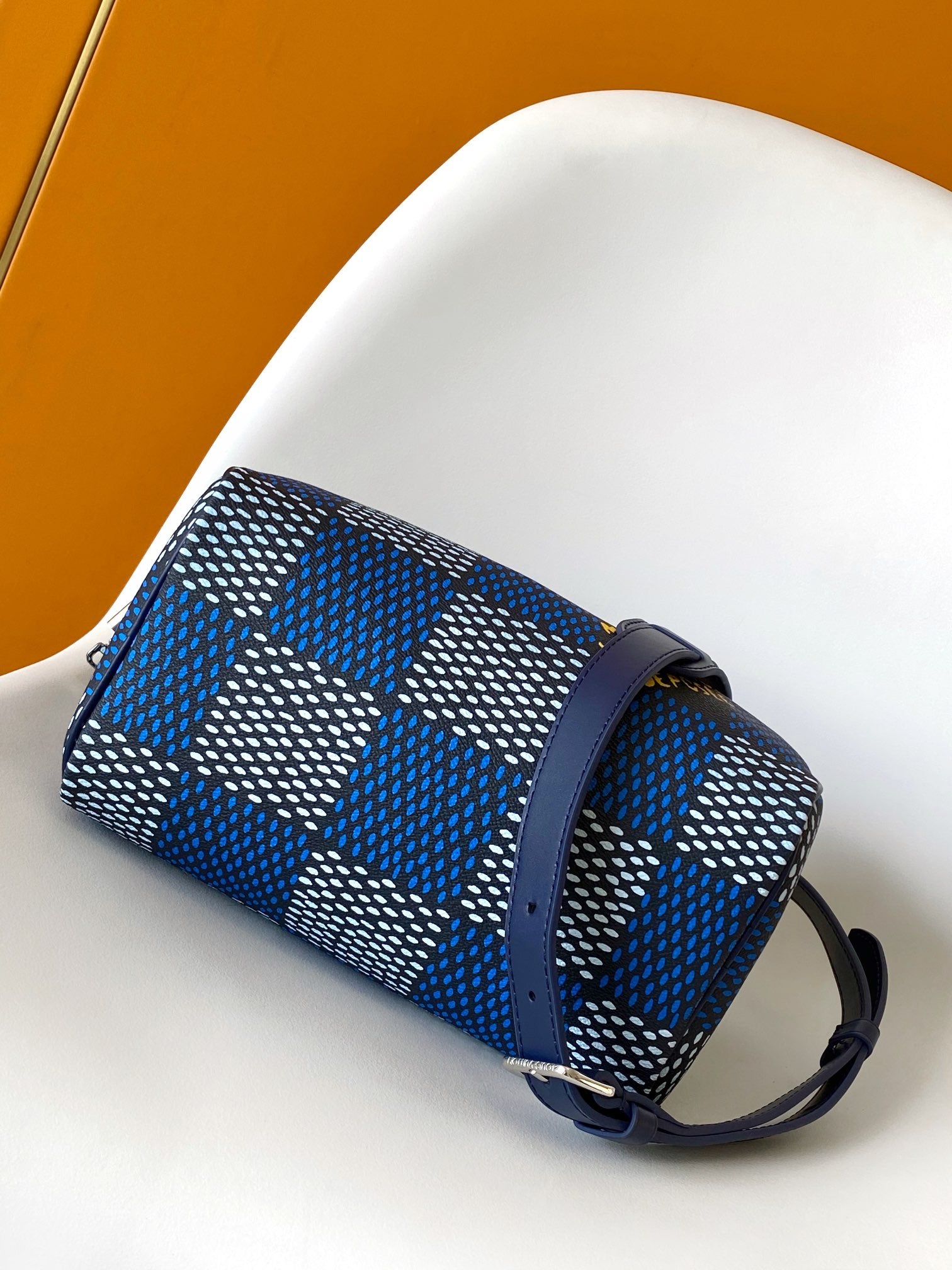 Louis Vuitton Speedy Bandoulière 25 Damier Heritage Blue Handbag