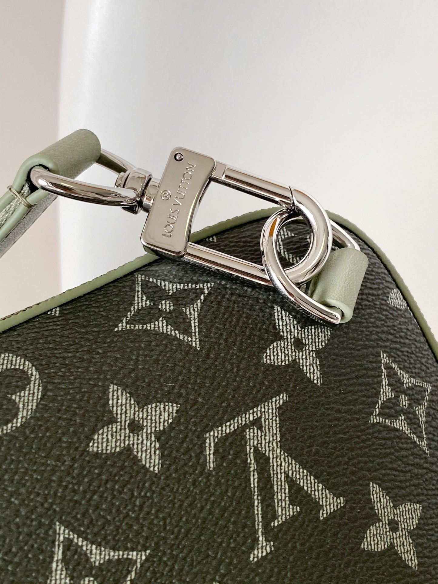 Louis Vuitton Sage Green Gradient Monogram Crossbody Sling Chest Bag