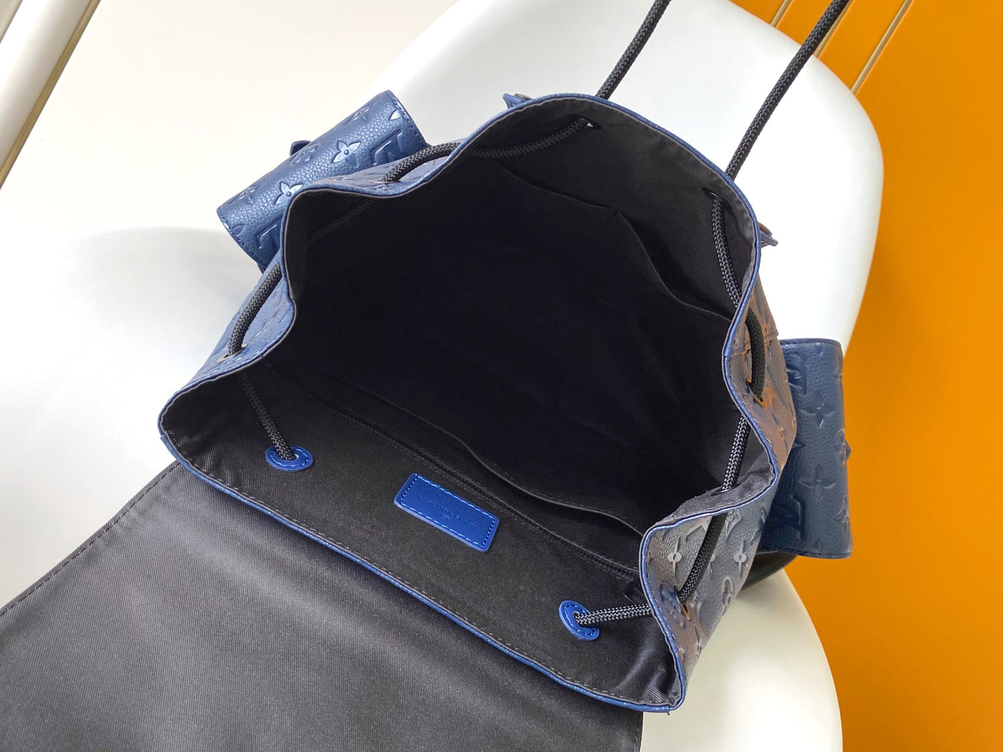 Louis Vuitton Christopher PM Backpack - Navy Blue Monogram Empreinte Leather