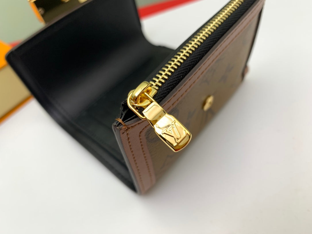 Louis Vuitton Dauphine Compact Wallet - Monogram &amp; Monogram Reverse Canvas