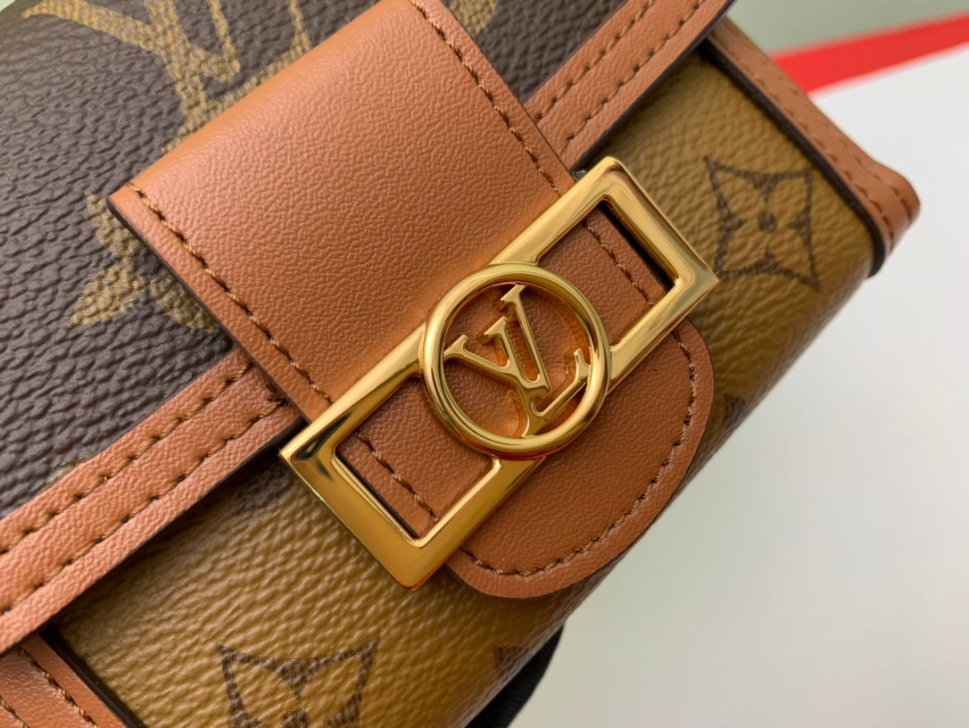 Louis Vuitton Dauphine Compact Wallet - Monogram &amp; Monogram Reverse Canvas