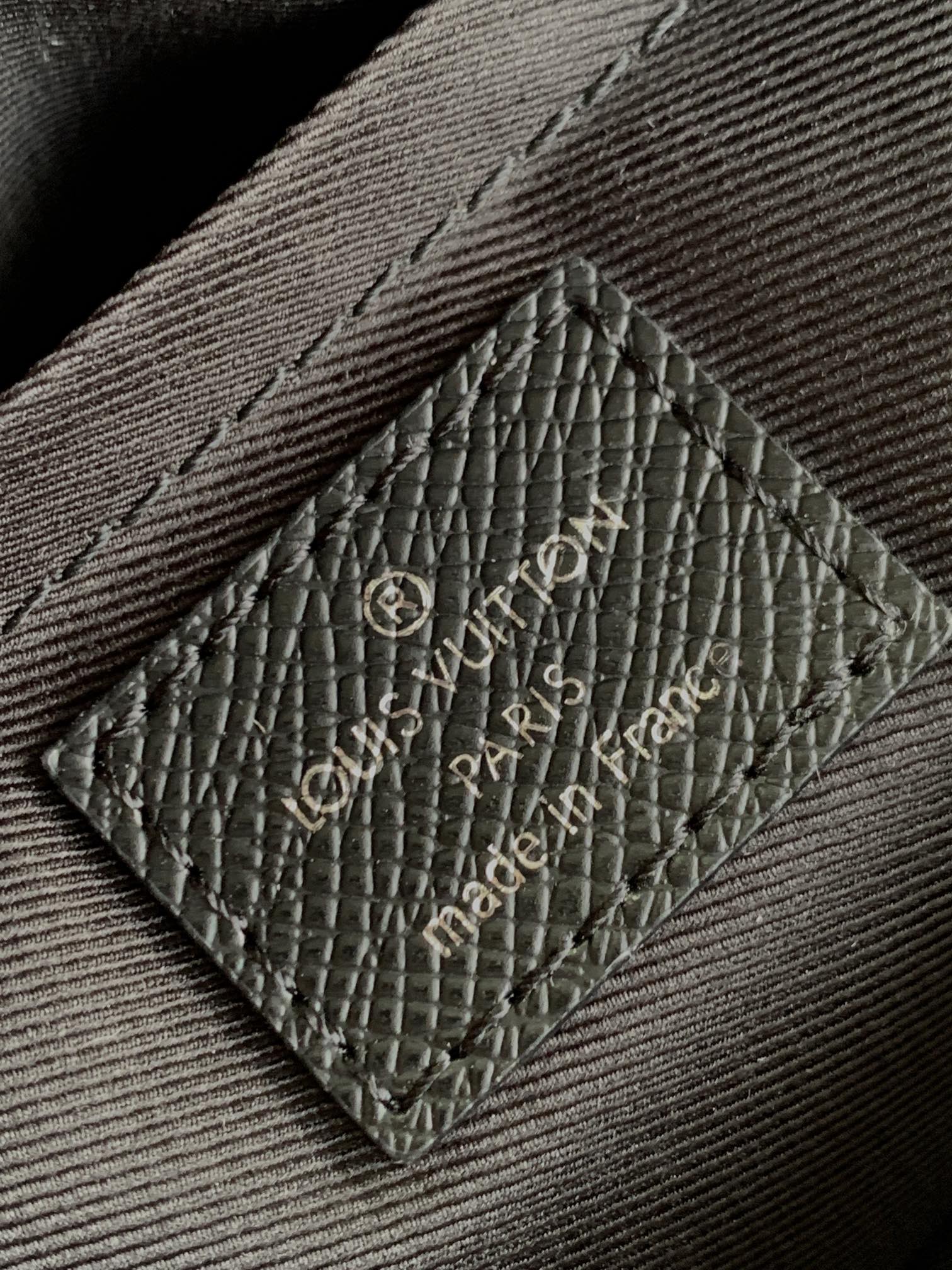 Louis Vuitton Luxury Black Monogram Canvas Crossbody Messenger Bag for Men