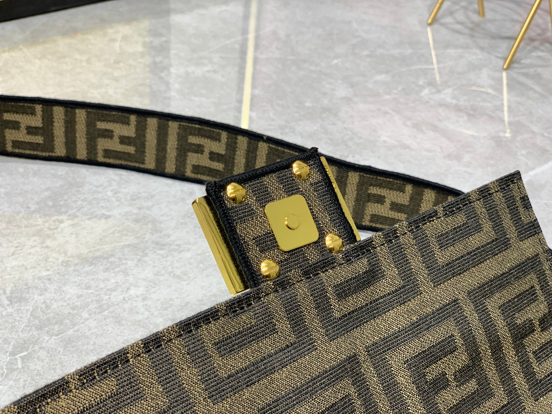 Fendi x Versace Fendace Baguette Bag - FF Monogram with Medusa Hardware