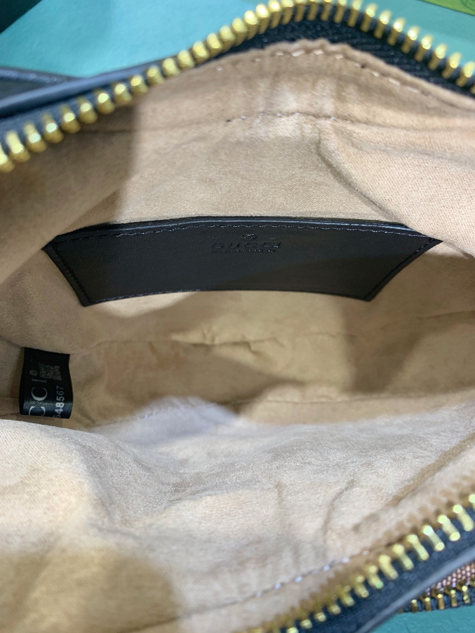 Gucci Quilted Black Leather Heart Shaped Crossbody Shoulder Bag