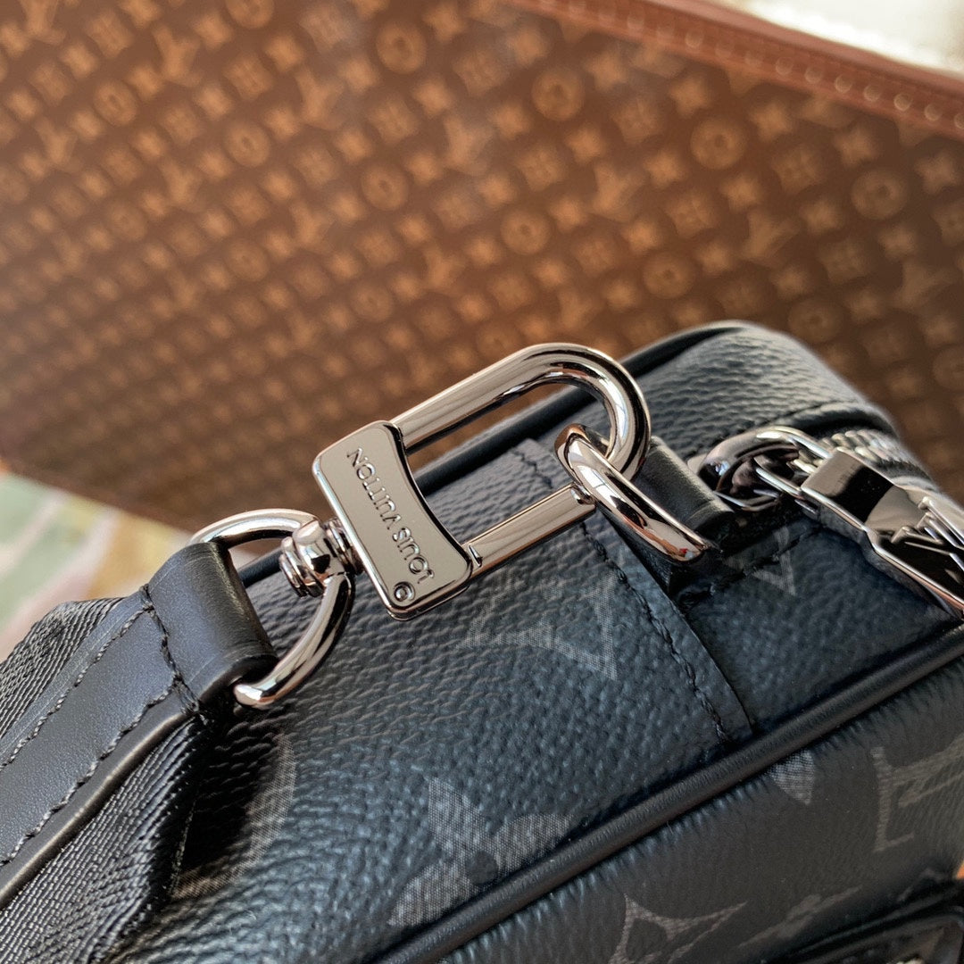 Louis Vuitton City Keepall Monogram Eclipse Canvas Bag
