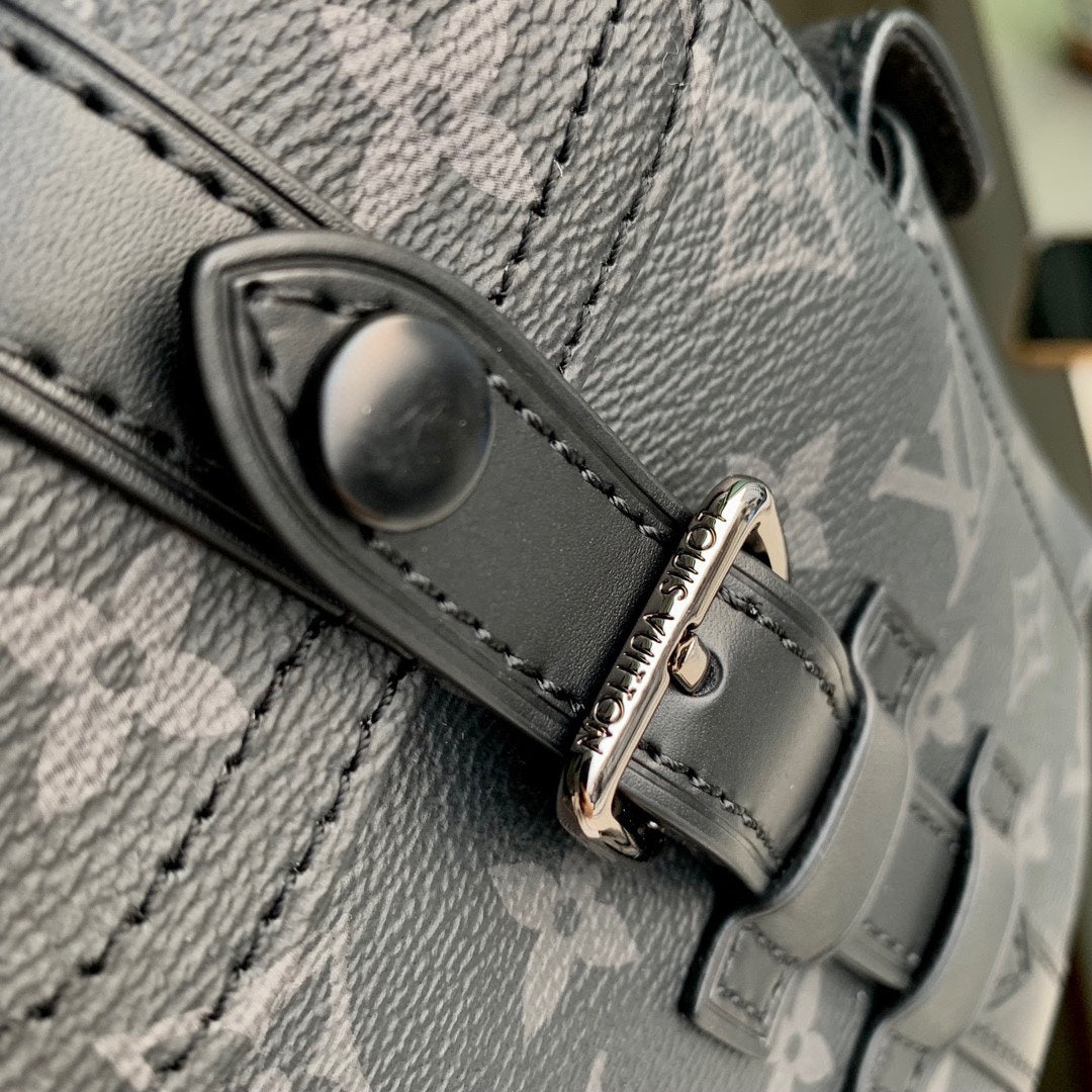 Louis Vuitton Christopher Wearable Wallet Monogram Eclipse Canvas
