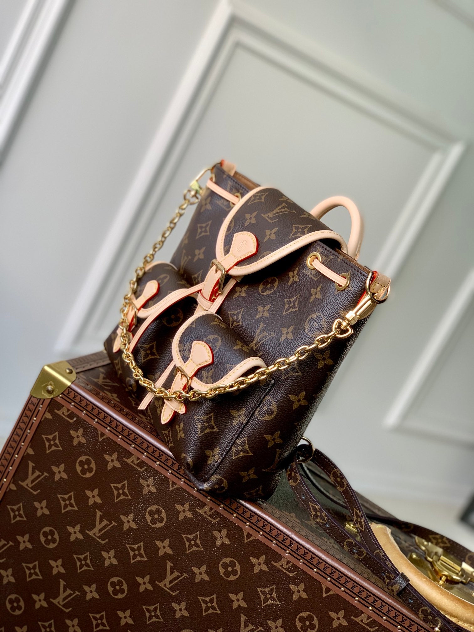 Louis Vuitton Montsouris PM Backpack Monogram Canvas