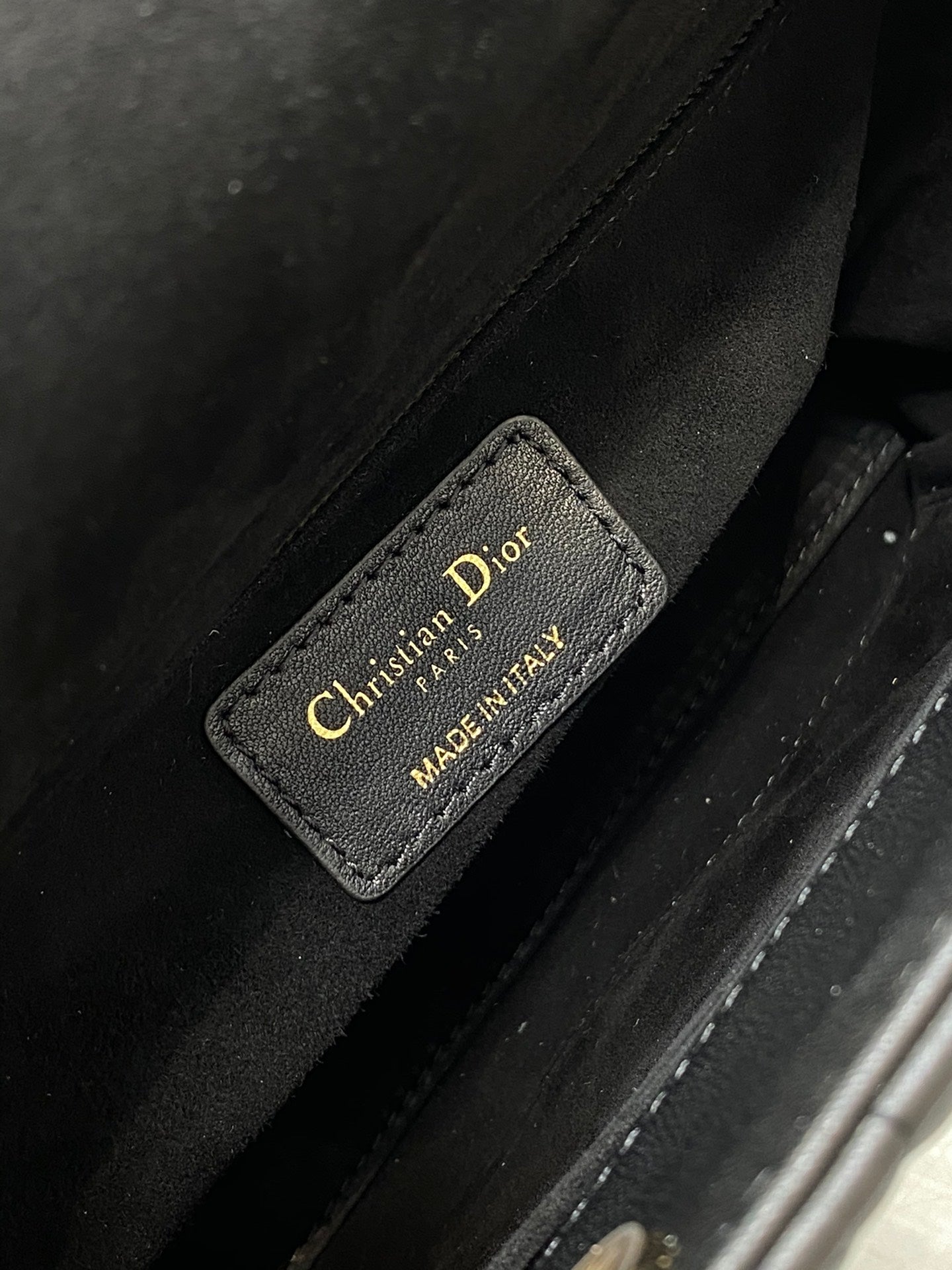 Christian Dior Lady Dior Small My ABCDior Bag Black Cannage Lambskin