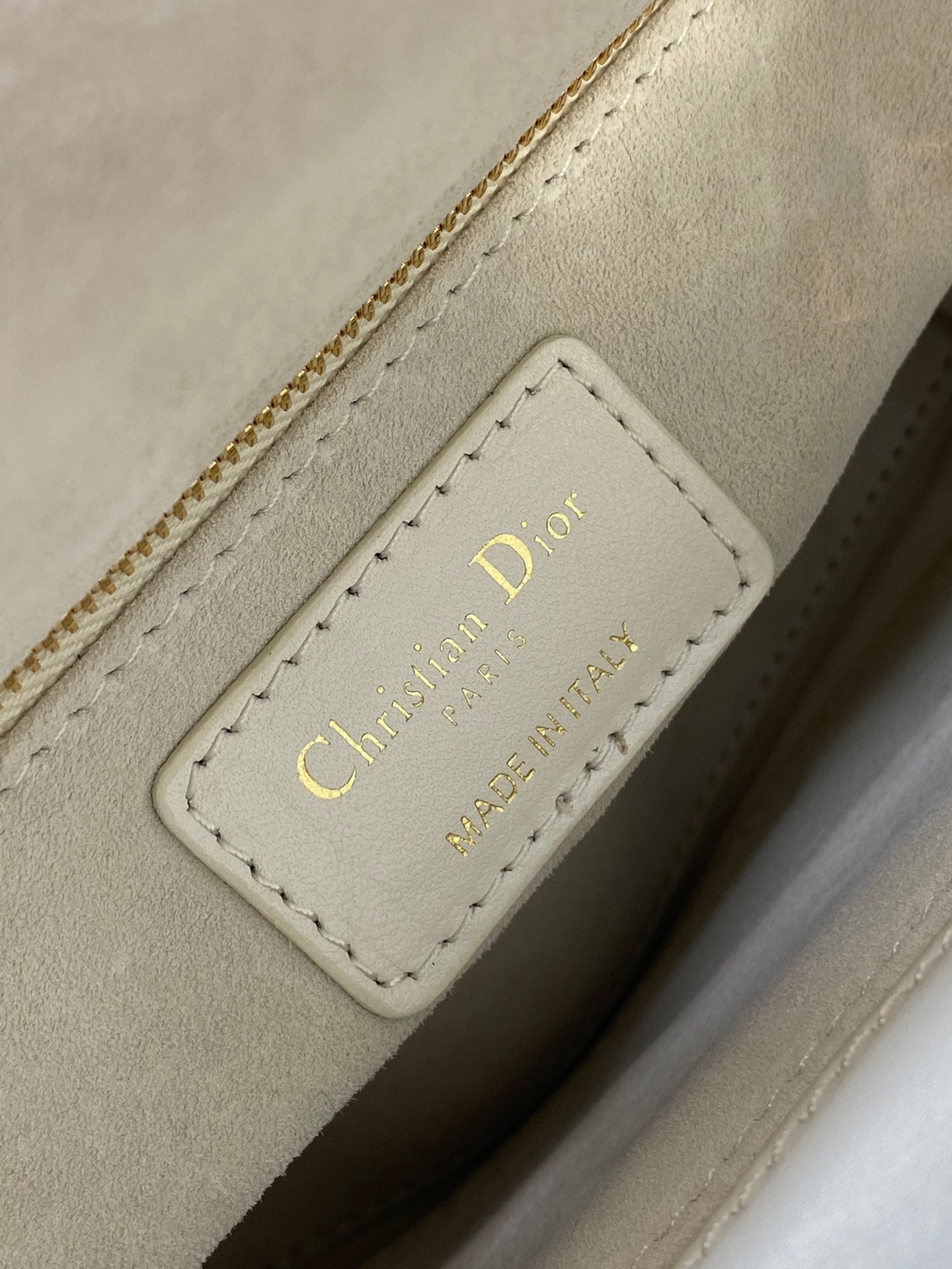Dior Classic White Quilted Leather Handbag with Crossbody Strap