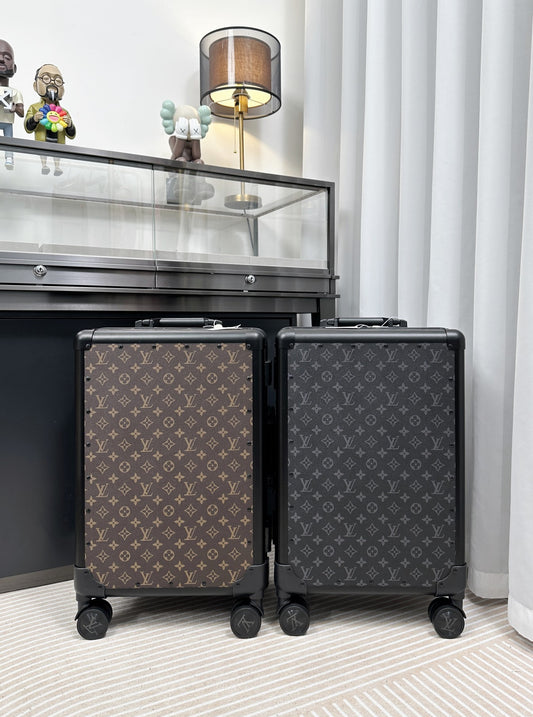 Classic Monogram Pattern Hard Shell Spinner Luggage Travel Bag