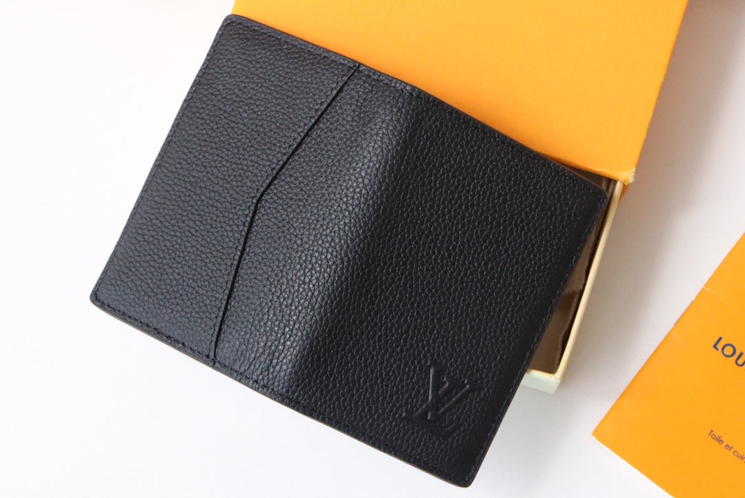 Louis Vuitton Black Taurillon Leather Pocket Organizer