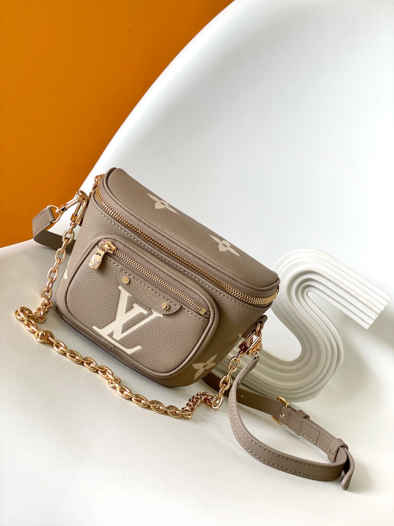 Louis Vuitton Monogram Empreinte Bumbag - Tourterelle Beige Leather