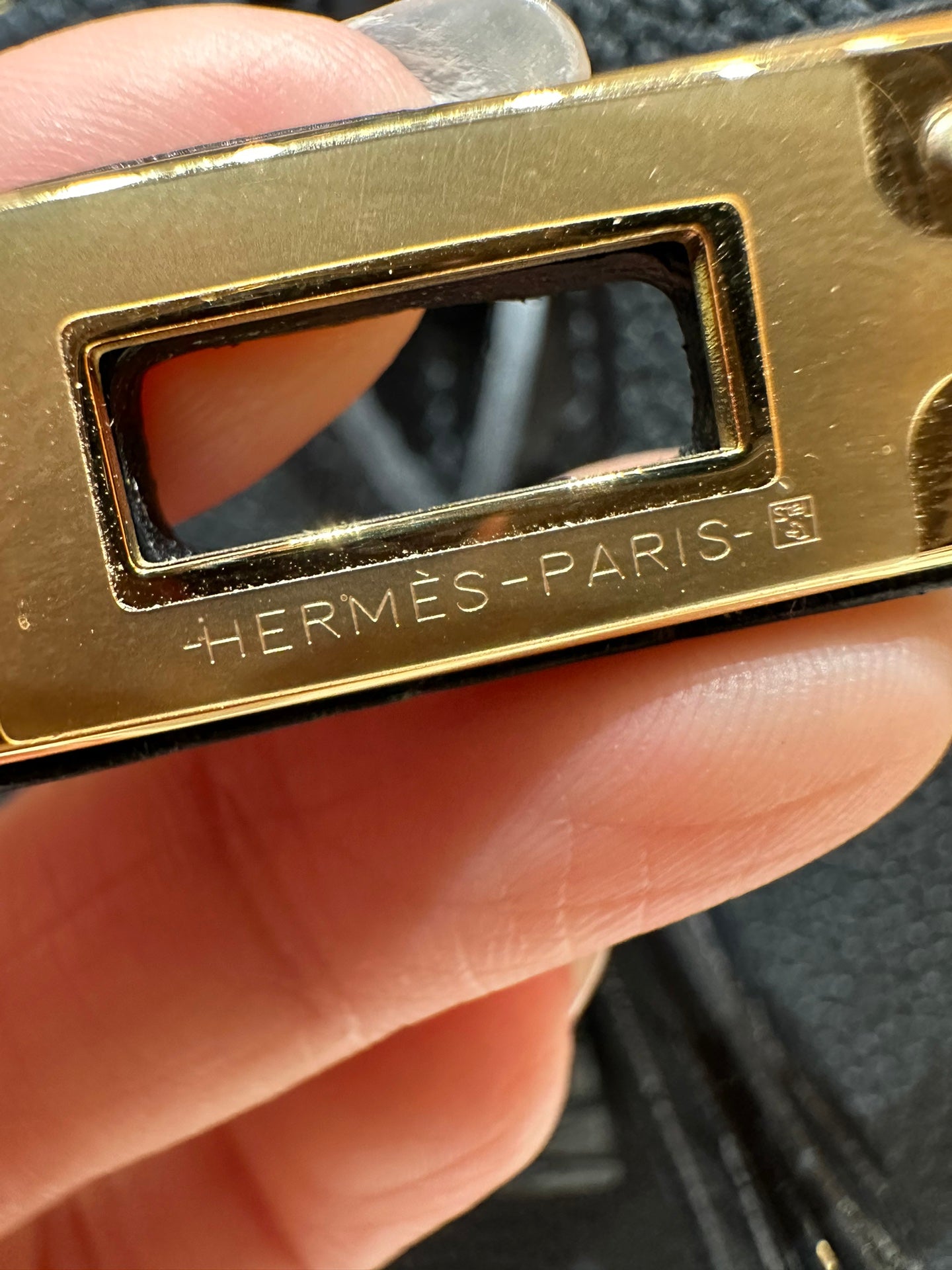 Hermès Birkin 25 Black Togo Leather Gold Hardware with Pegasus Charm