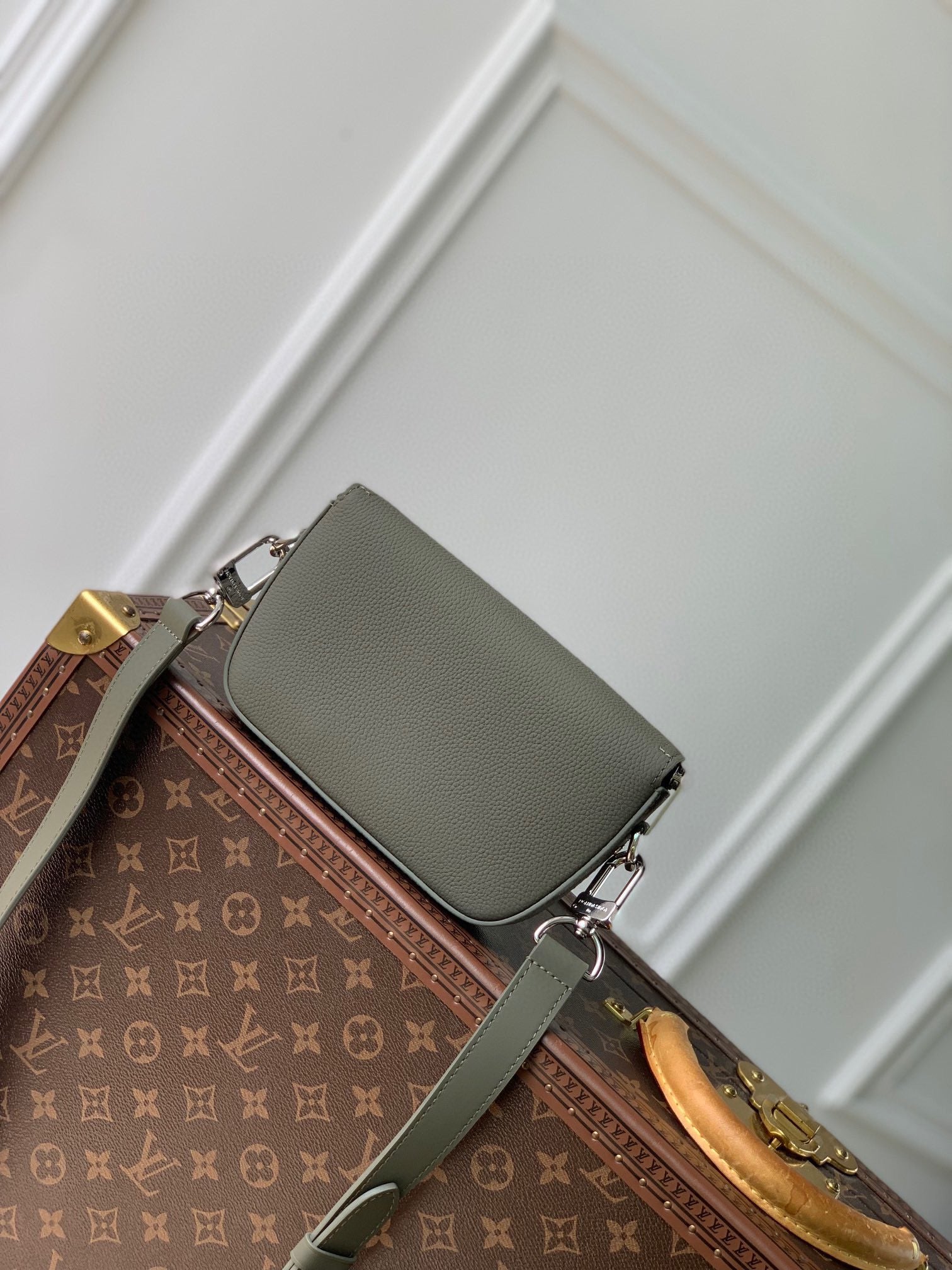 Louis Vuitton Minimalist Olive Green Belt Bag Unisex Crossbody Fanny Pack