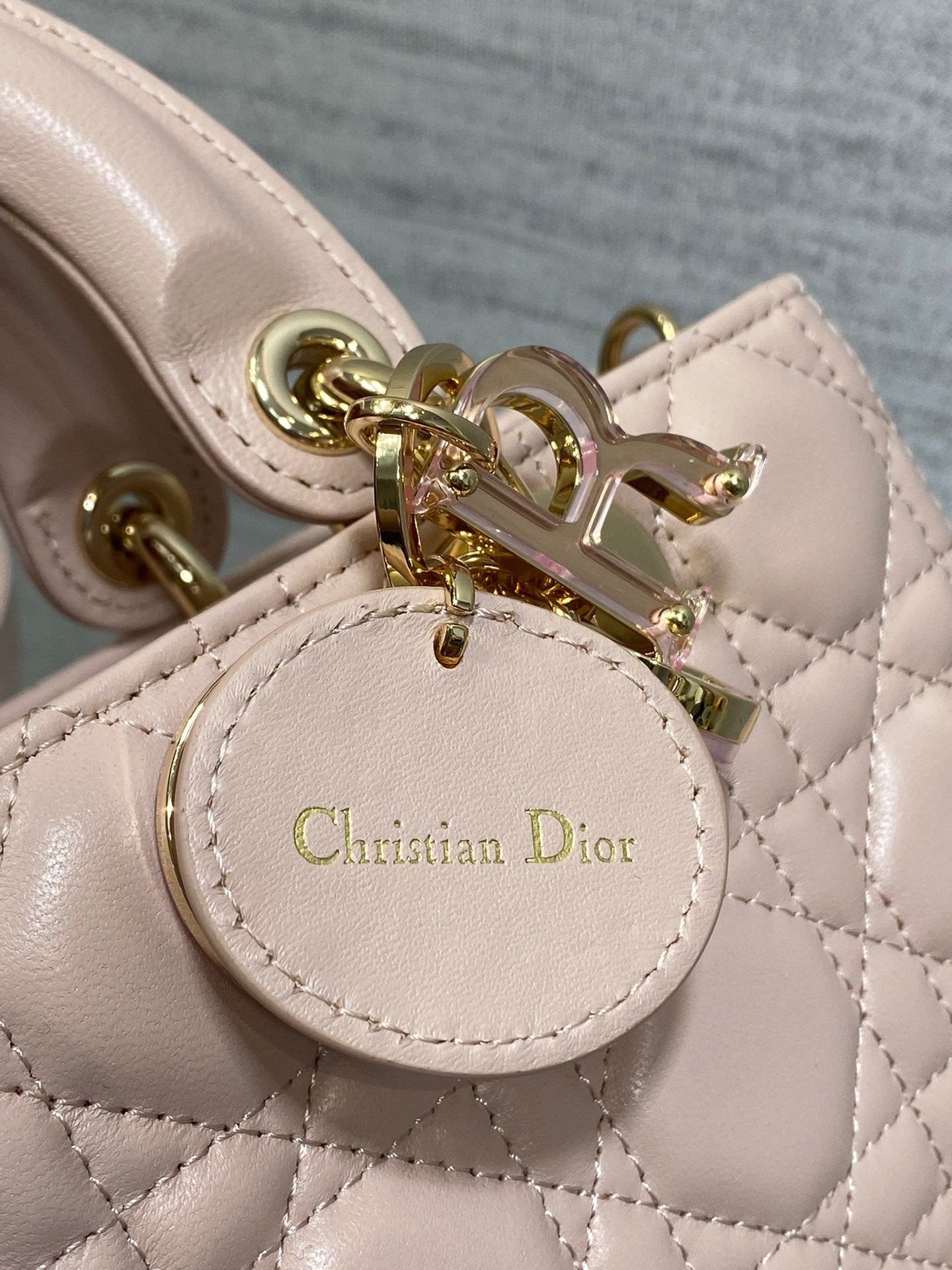 Christian Dior Lady D-Joy Bag - Light Pink Cannage Lambskin