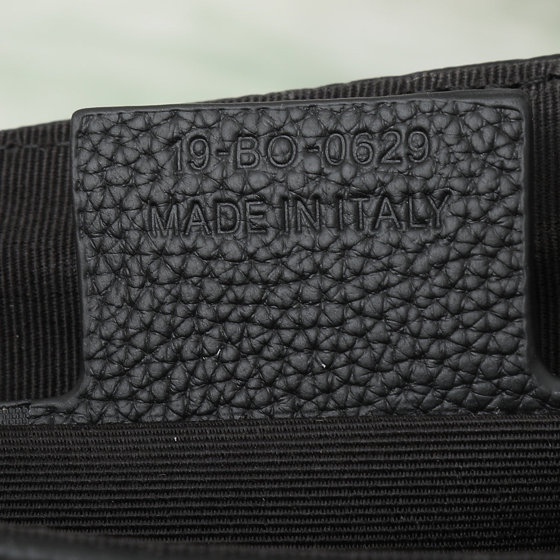 Dior Black Embossed Monogram Leather Crossbody Messenger Bag