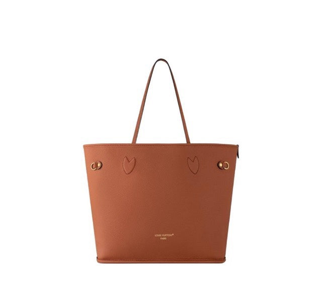 Saint Laurent Shopping Leather Tote Bag - Tan Brown