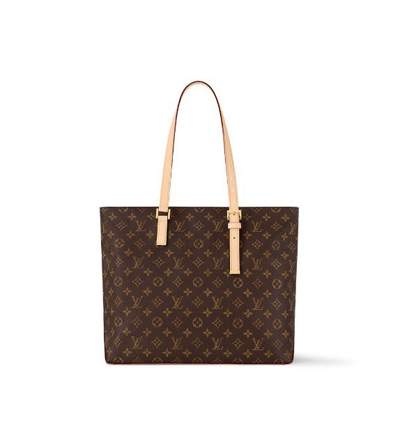 Louis Vuitton Classic Brown Monogram Pattern Canvas Tote Bag for Women