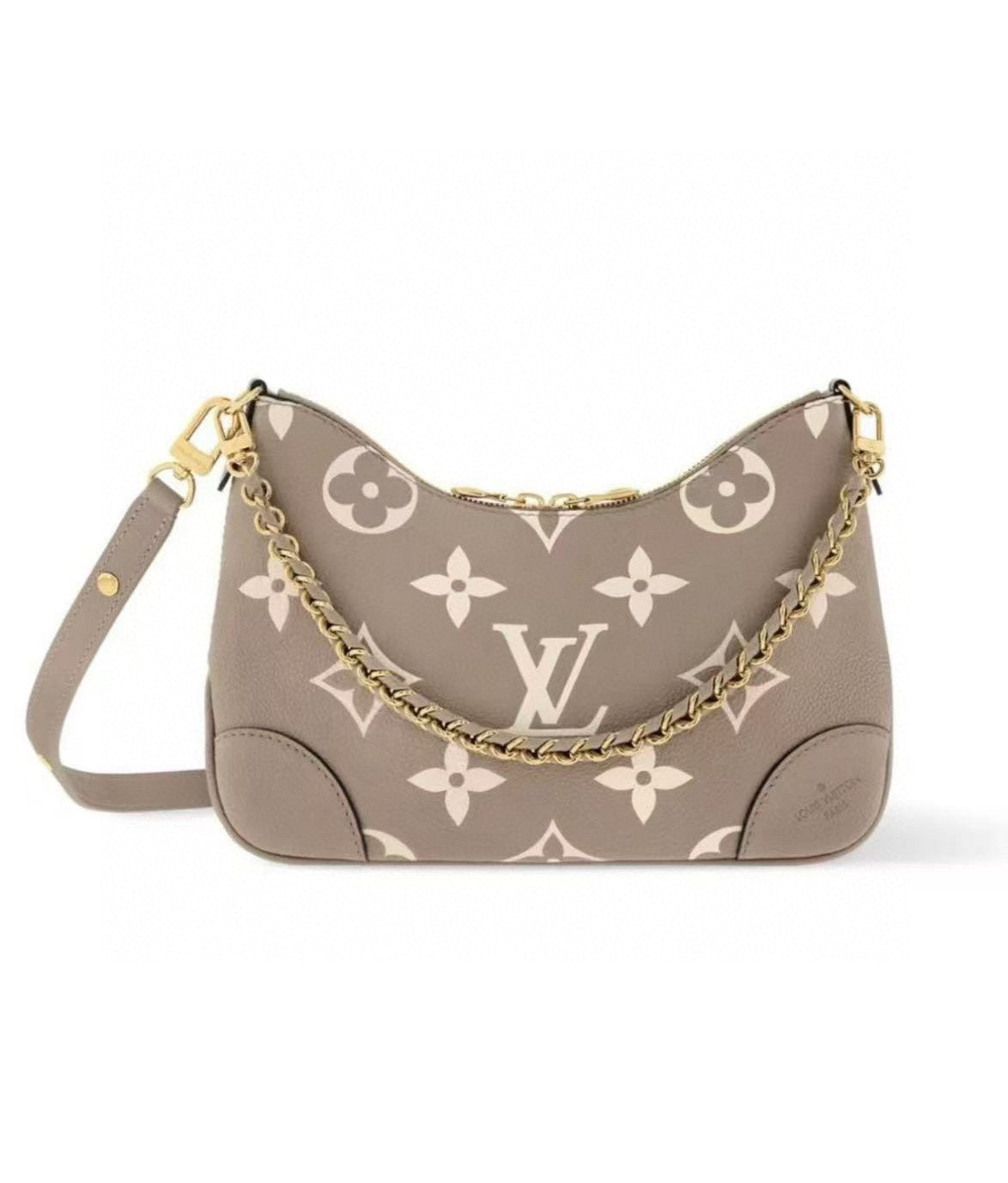 Louis Vuitton Boulogne Monogram Empreinte Leather Bag - Tourterelle / Creme
