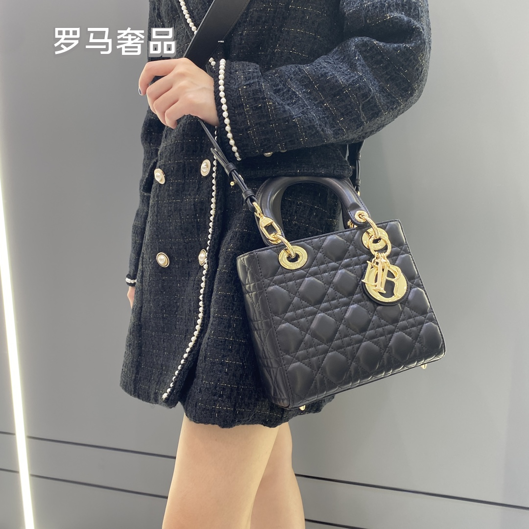 Christian Dior Lady Dior My ABCDior Bag - Beige Cannage Lambskin