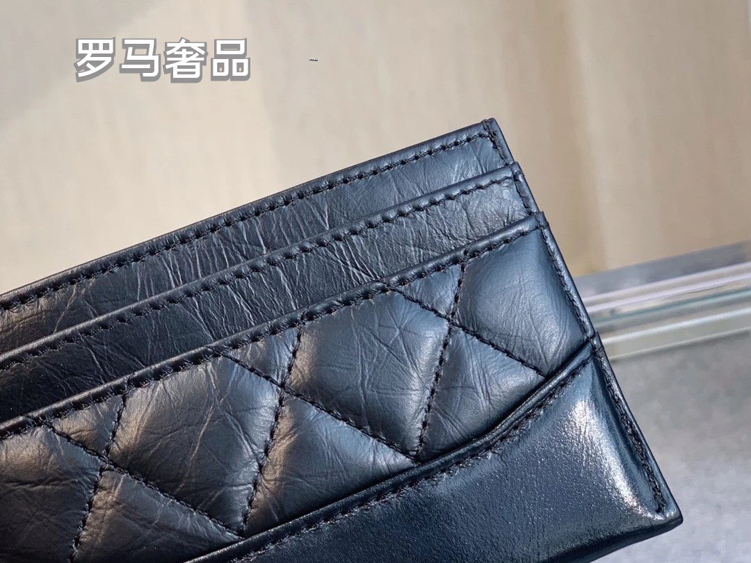 Chanel Classic Flap Quilted Card Holder - Leather CC Logo Wallet