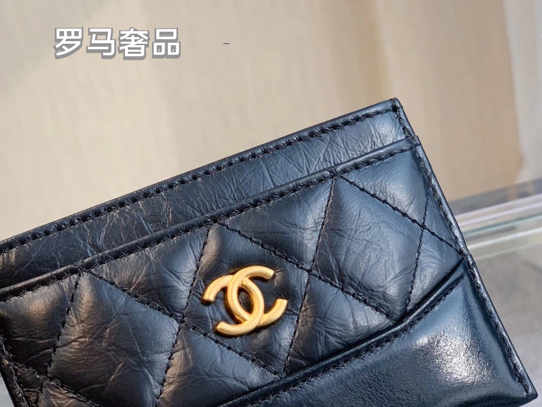 Chanel Classic Flap Quilted Card Holder - Leather CC Logo Wallet