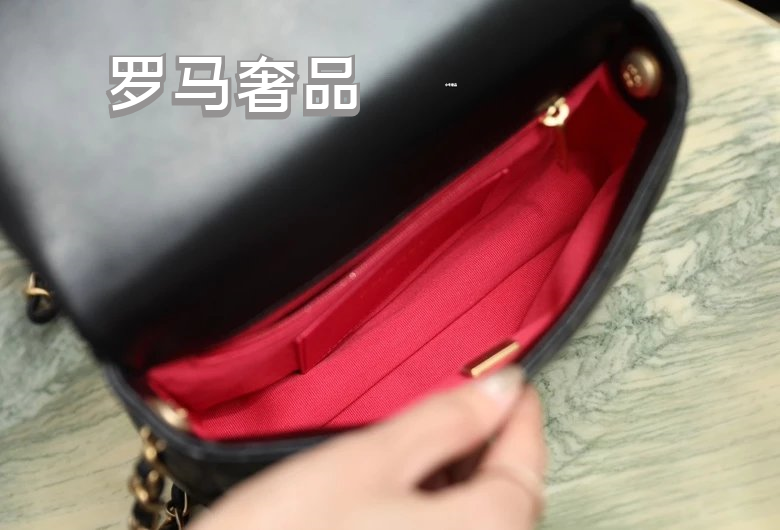 Chanel Black Quilted Lambskin CC Heart Flap Bag - Gold Hardware