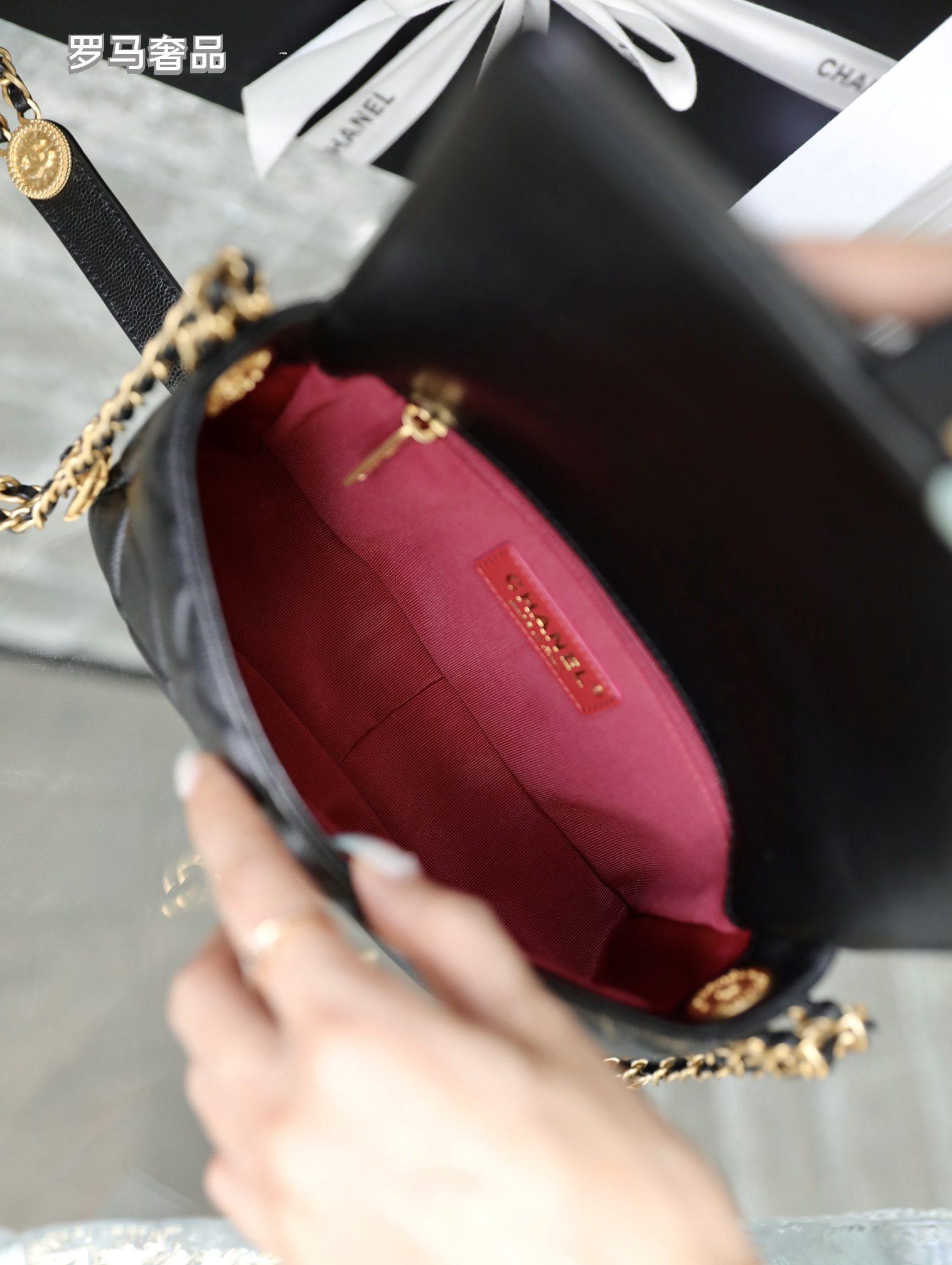 Chanel Quilted Lambskin Mini Flap Bag - Black with Gold-Tone Hardware