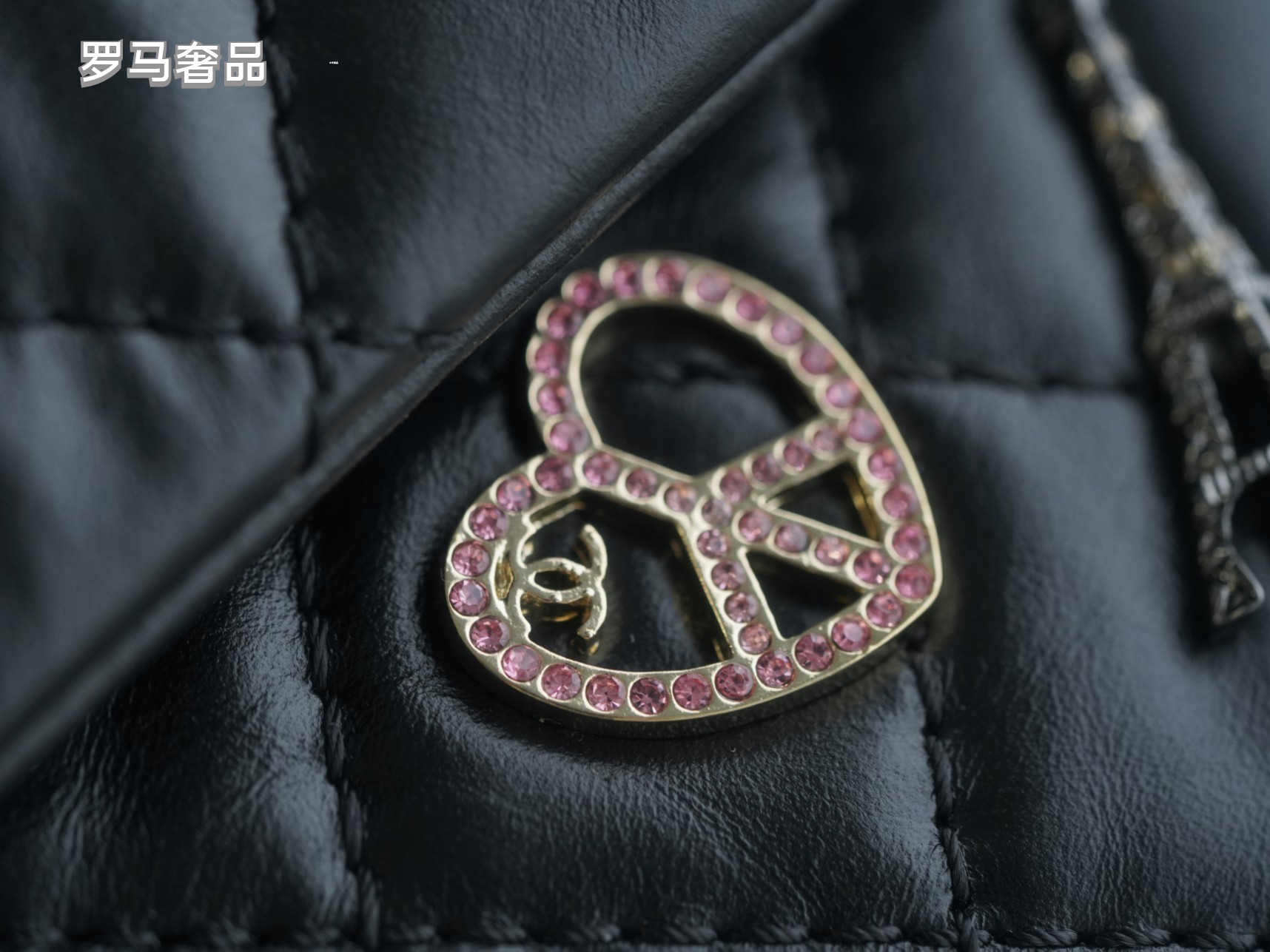 Chanel Black Quilted Leather Lucky Charms 2.55 Reissue Flap Bag