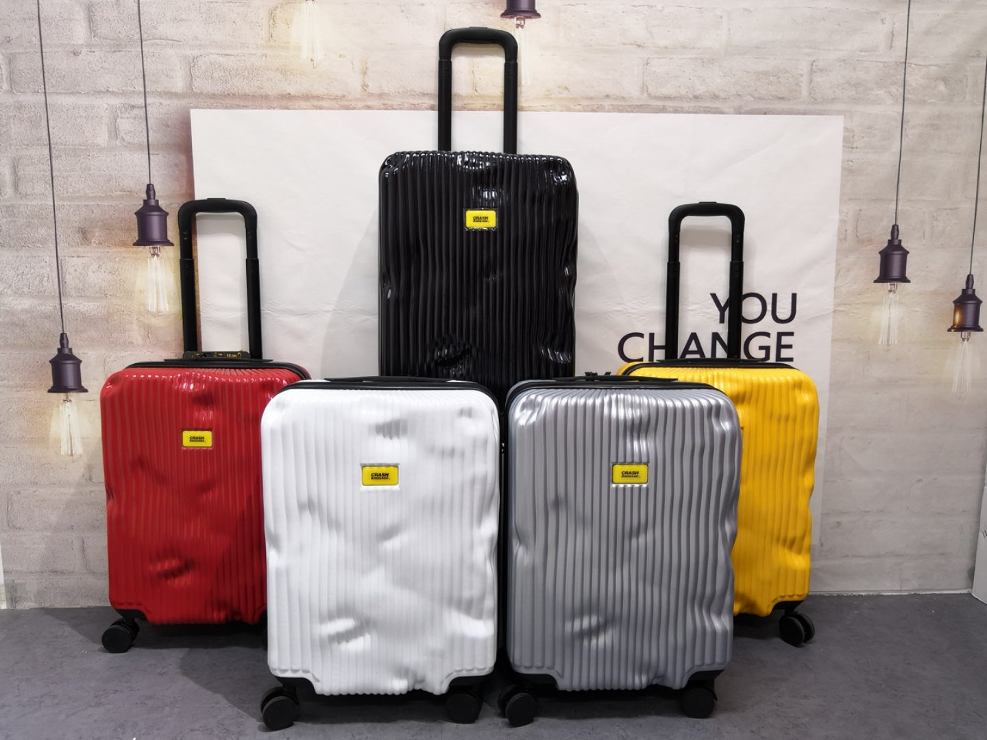 Modern Colorful Hard Shell Spinner Suitcase with Telescopic Handle
