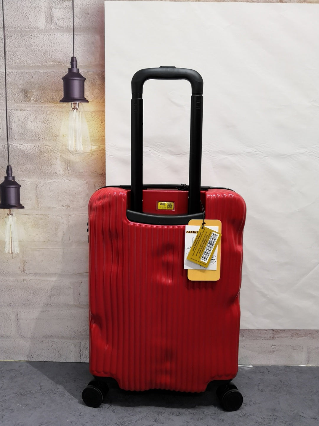 Modern Dented Hardshell Spinner Suitcase Rolling Travel Luggage